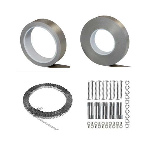 Bänder zum Erden von Abschirmfarben