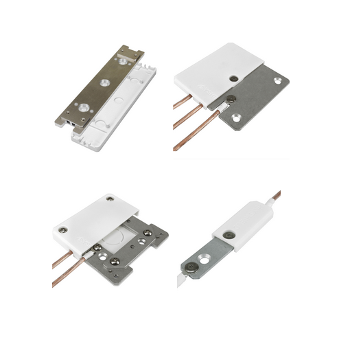 Erdungsplatten und Gehäuse