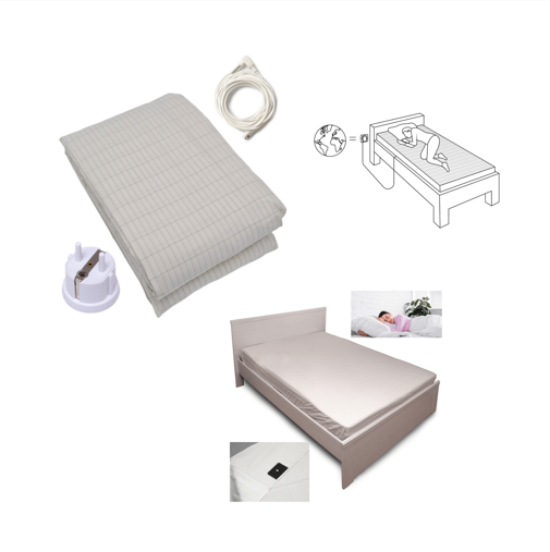 Cosmowaves Spannbettlaken zum Erden des Körpers