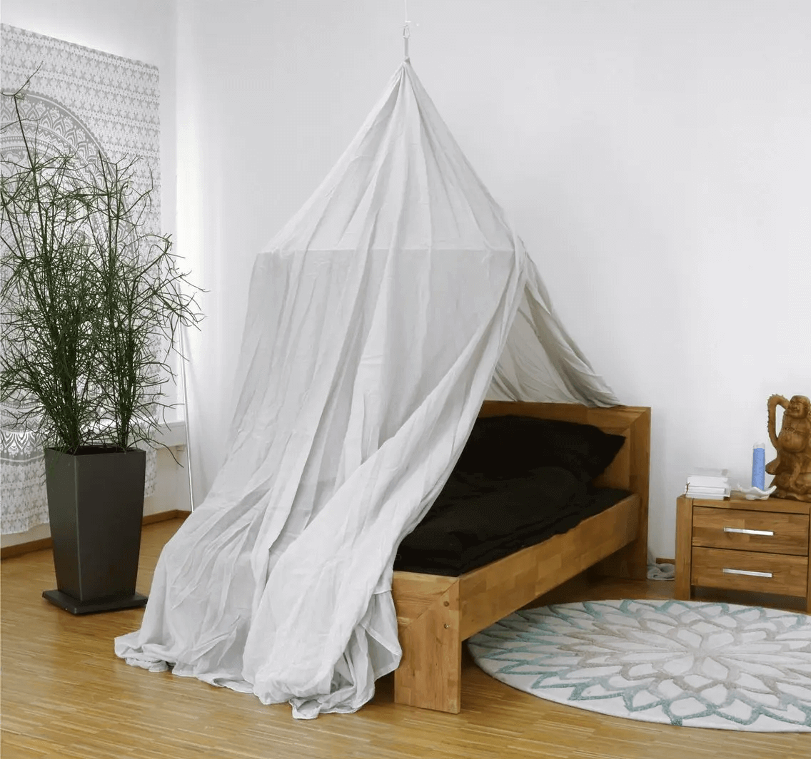 Abschirmbaldachin Pyramide SILVER-COTTON Yshield