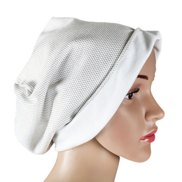 Antiwave Mütze - Beany - hellgrau / weiß B-Ware