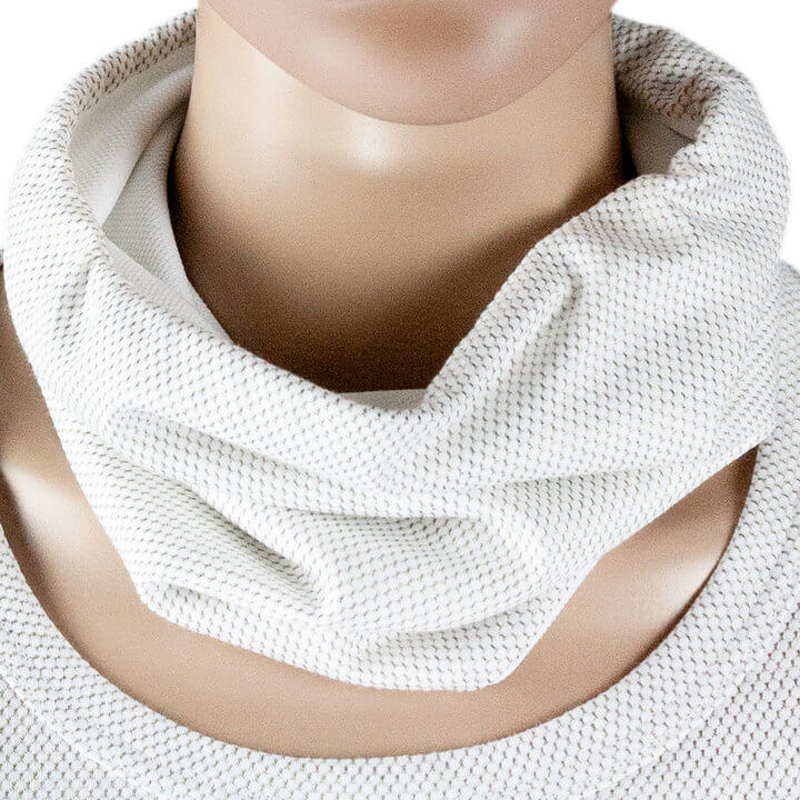 Antiwave Schlauchschal - Scarf - hellgrau / weiß