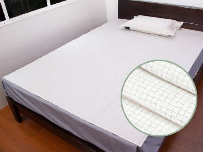 "Cosmowaves Bettauflage Doppelbett" (198x203 cm) - zum Erden des Körpers