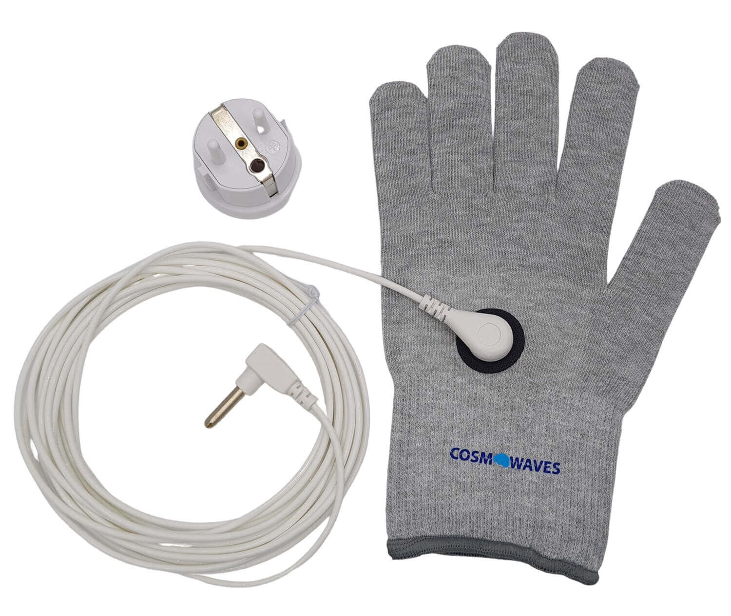 Erdungshandschuhe - mit 23% Silberfäden Anteil und Erdungsanschluss