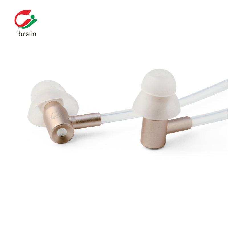 Strahlungsarmer Luftschlauch-Kopfhörer iBrain FC31-E-Gold