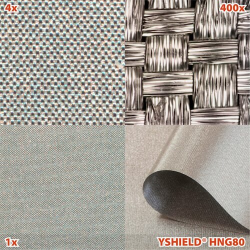 Abschirmgewebe HNG80 | HF+NF | Breite 90 cm | 1 Meter YSHIELD®